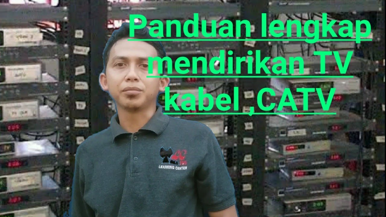 Cara merakit jaringan TV kabel CATV sistem Outdor Berbasis analog