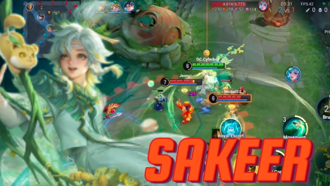 A elusive support healer | Sakeer Highlights | Honor of Kings