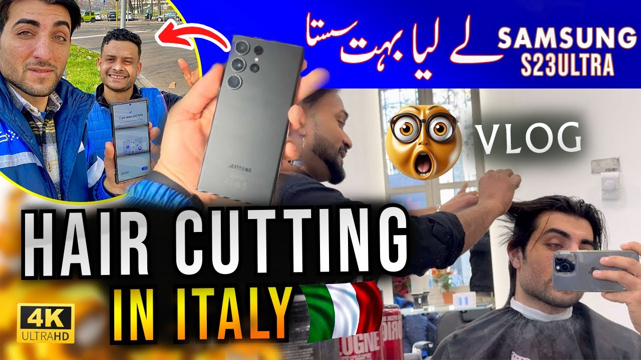 i buy cheap price Samsung S23 Ultra 😱 on facebook marketplace | Getting a Haircut in Italy