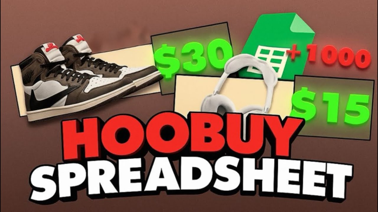 💫Best Hoobuy Spreadsheet💫 with best Sellers💯