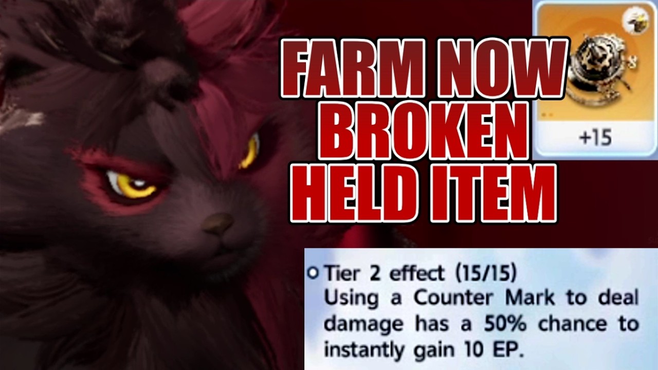 Aniimo Broken Held Item Rock Team Showcase
