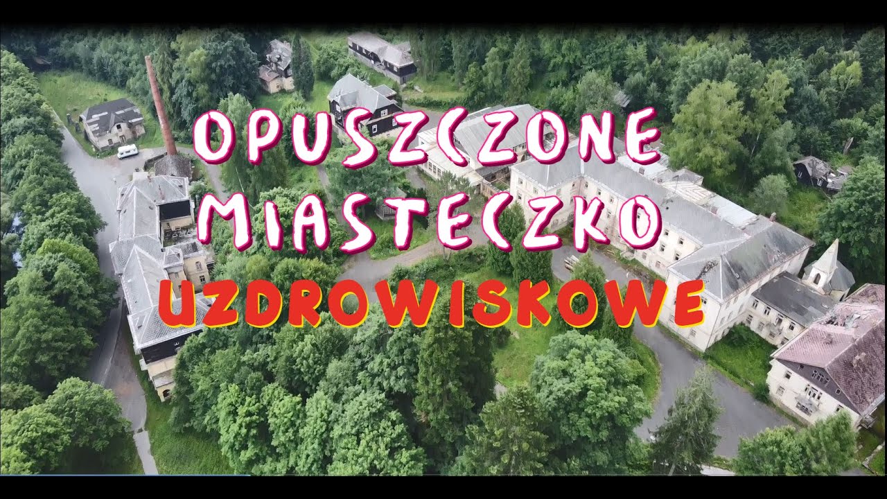 J&aacute;nsk&eacute; Koupele  opuszczona miejscowość uzdrowiskowa Dji Drone