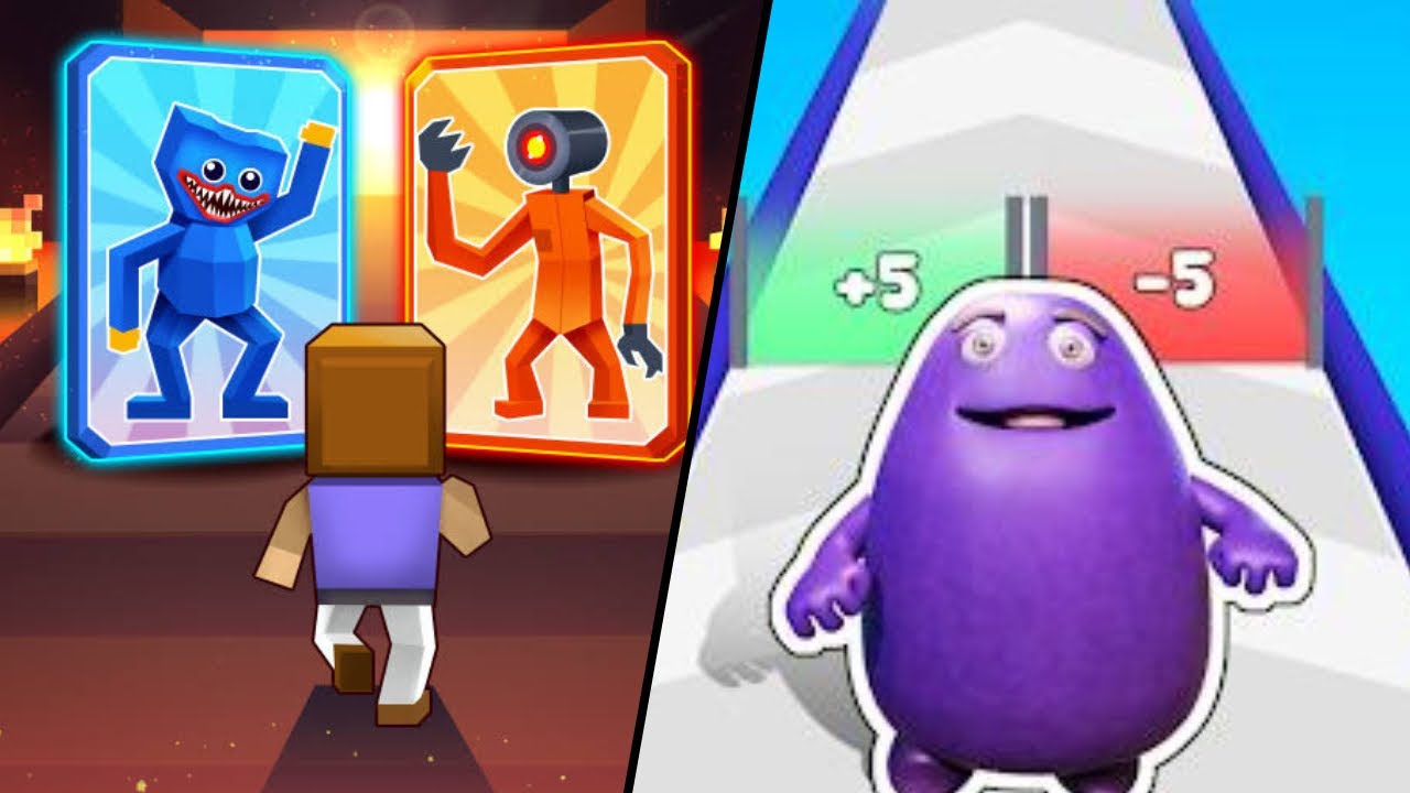 Grimace Runner | Monster Run Battle Squad / All Level Gameplay: Android,iOS