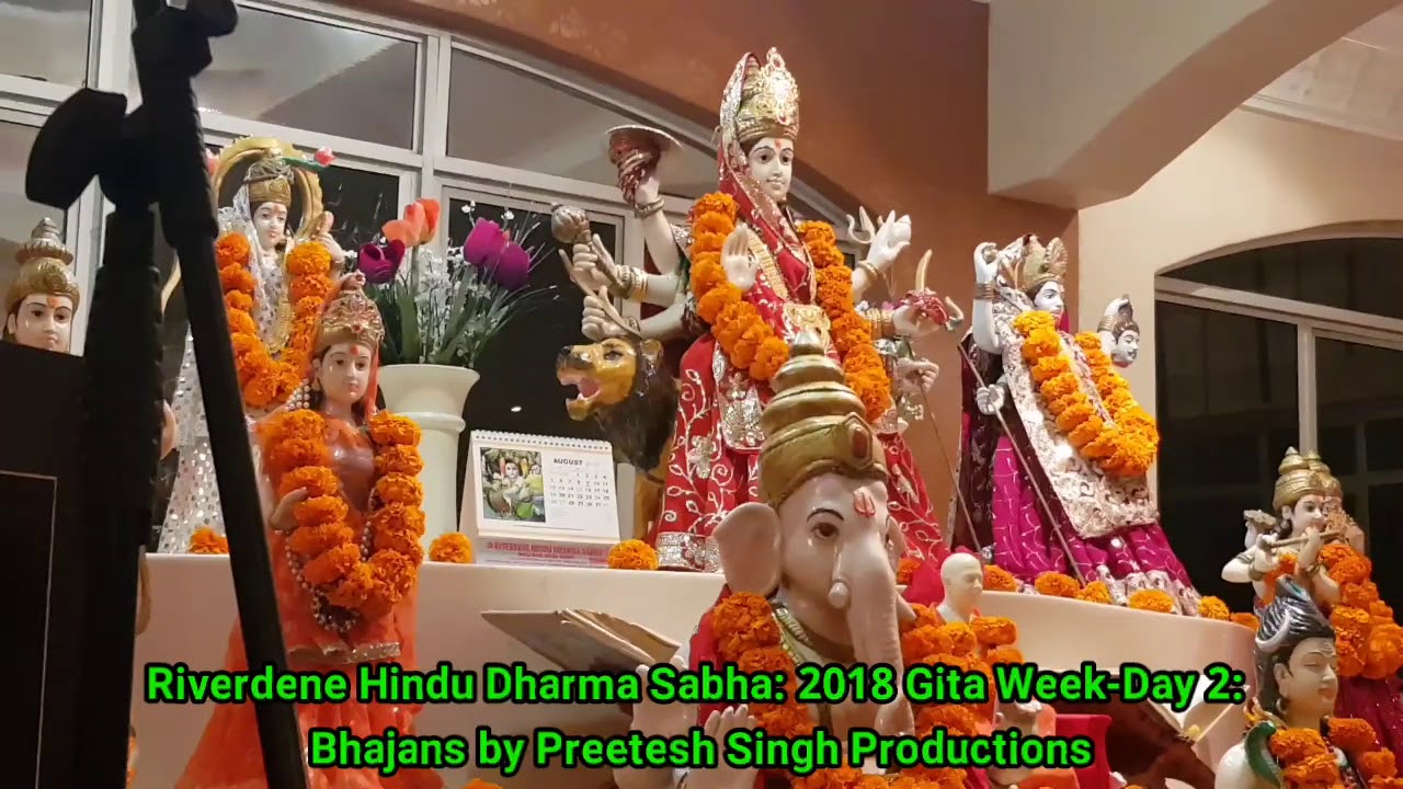 Riverdene hindu Dharma Sabha | Gita week 2018 | Day 2 | Bhajans by Preetesh Singh Productions