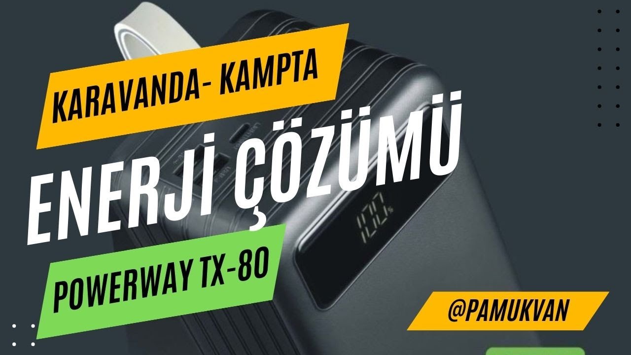 Karavanda Powerbank Powerway Tx80