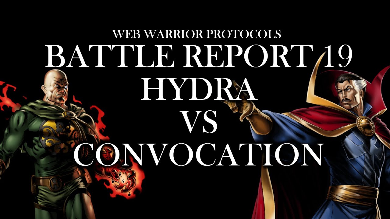 Marvel Crisis Protocol battle report 19 - Hydra Vs Convocation