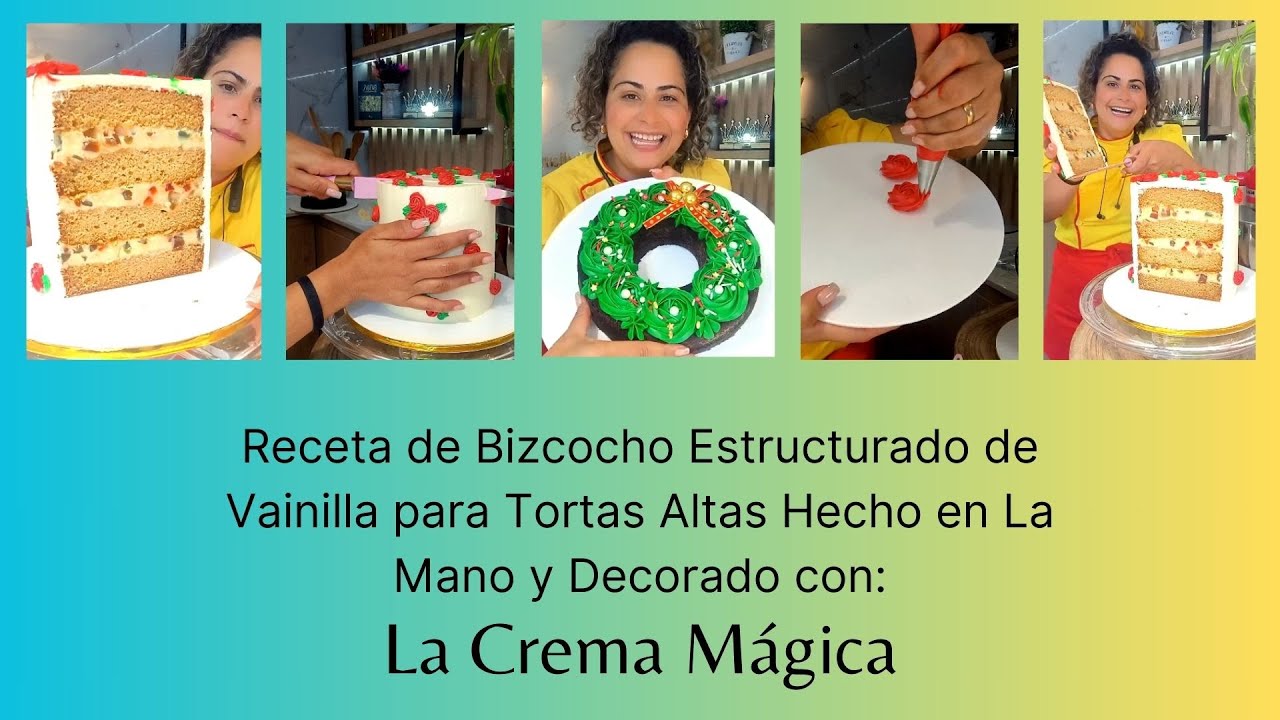 Receta de Bizcocho de Vainilla Híbrido