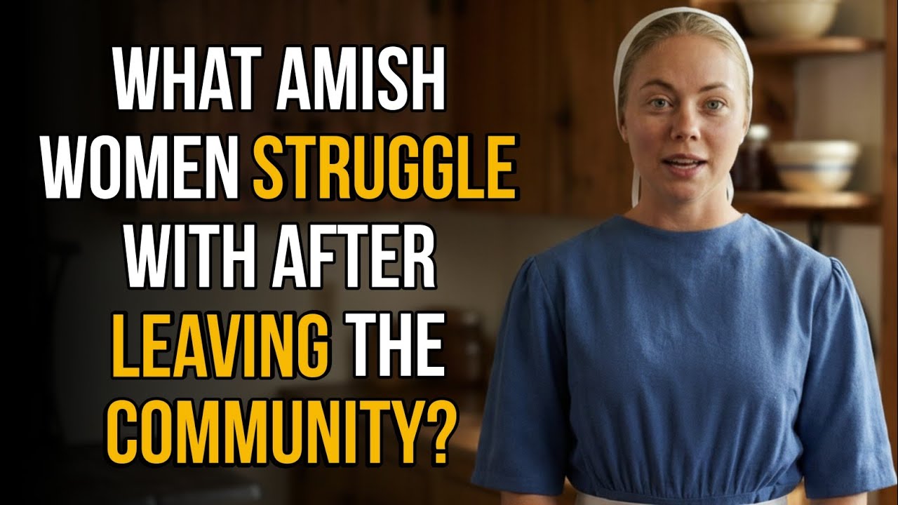 What Amish women struggle with after leaving the community?