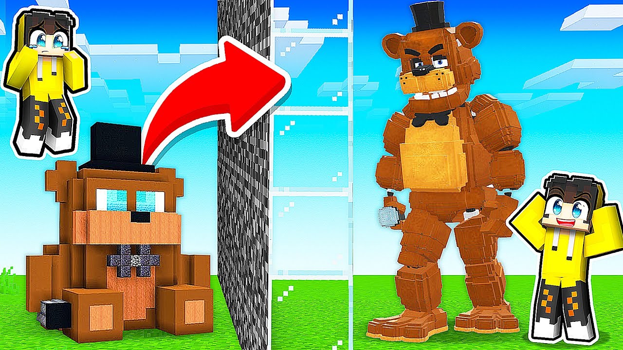 I Trolled with the //FEAR Command in the NOOB vs PRO Build Challenge! - Minecraft