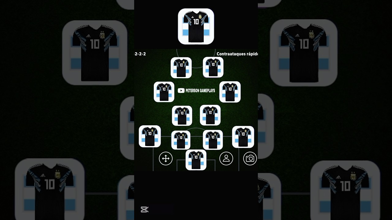 АРГЕНТИНА Equipo Act&uacute;al en #football #efootball2026 #pes #shorts