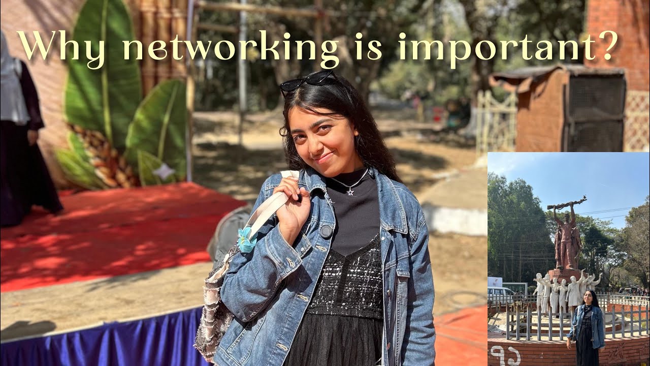 Why networking is needed in this current world ?  Filming the video University of Chittagong 🌷 gstu