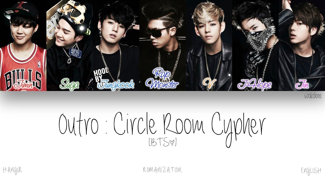 [HAN|ROM|ENG] BTS (방탄소년단) - Outro : Circle Room Cypher (Color Coded Lyrics)