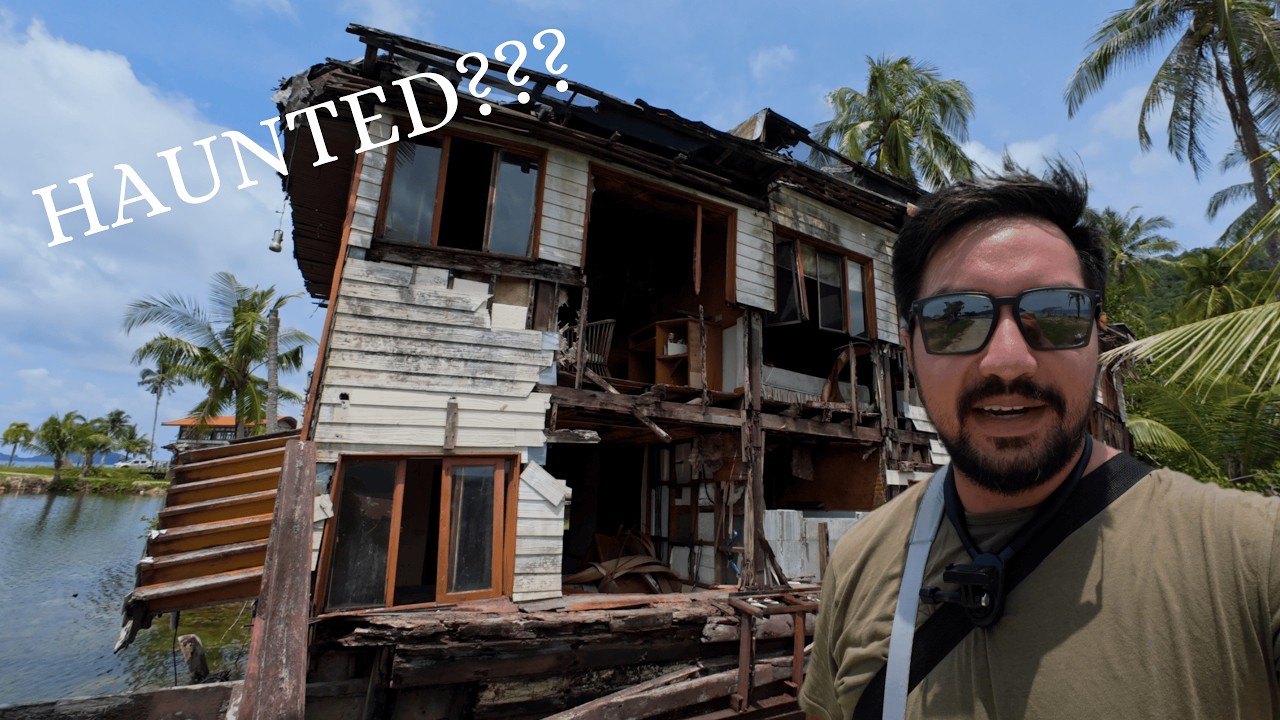 I found an ABANDONED cruise ship on a tropical island! // Koh Chang's Haunted Resort