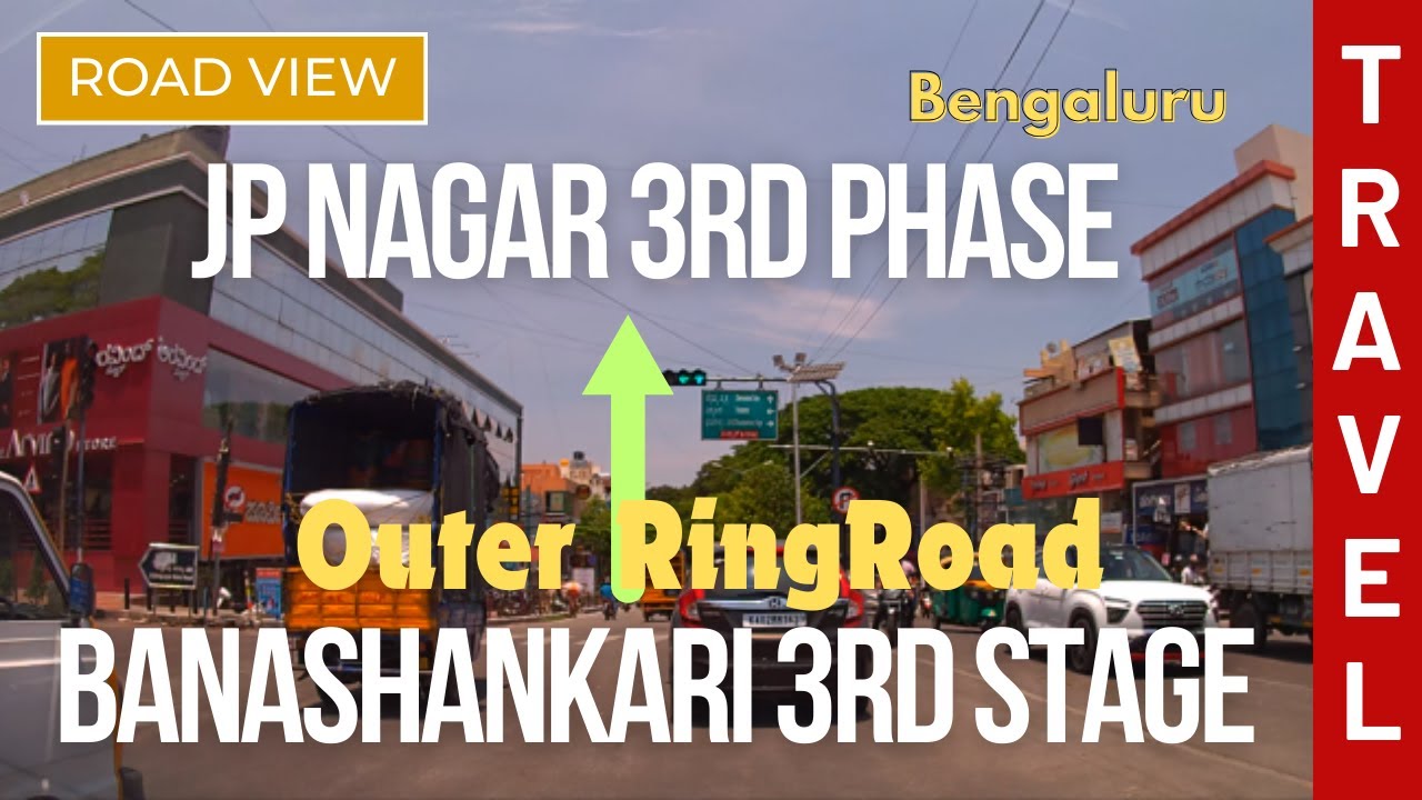 Drive from Banashankari 3rd Stage to JP Nagar 3rd Phase | Bangalore Road Trip