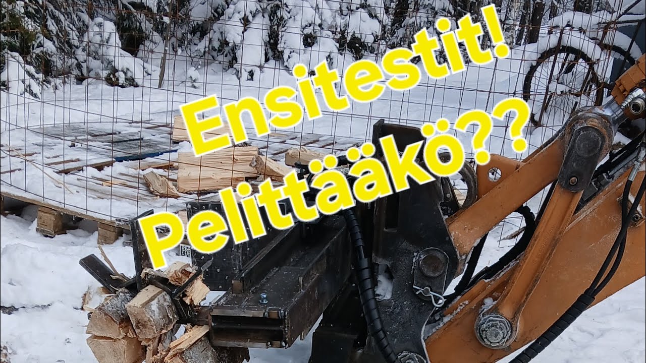 Halkomakone päivitys! Kestääkö? Jaksaako?