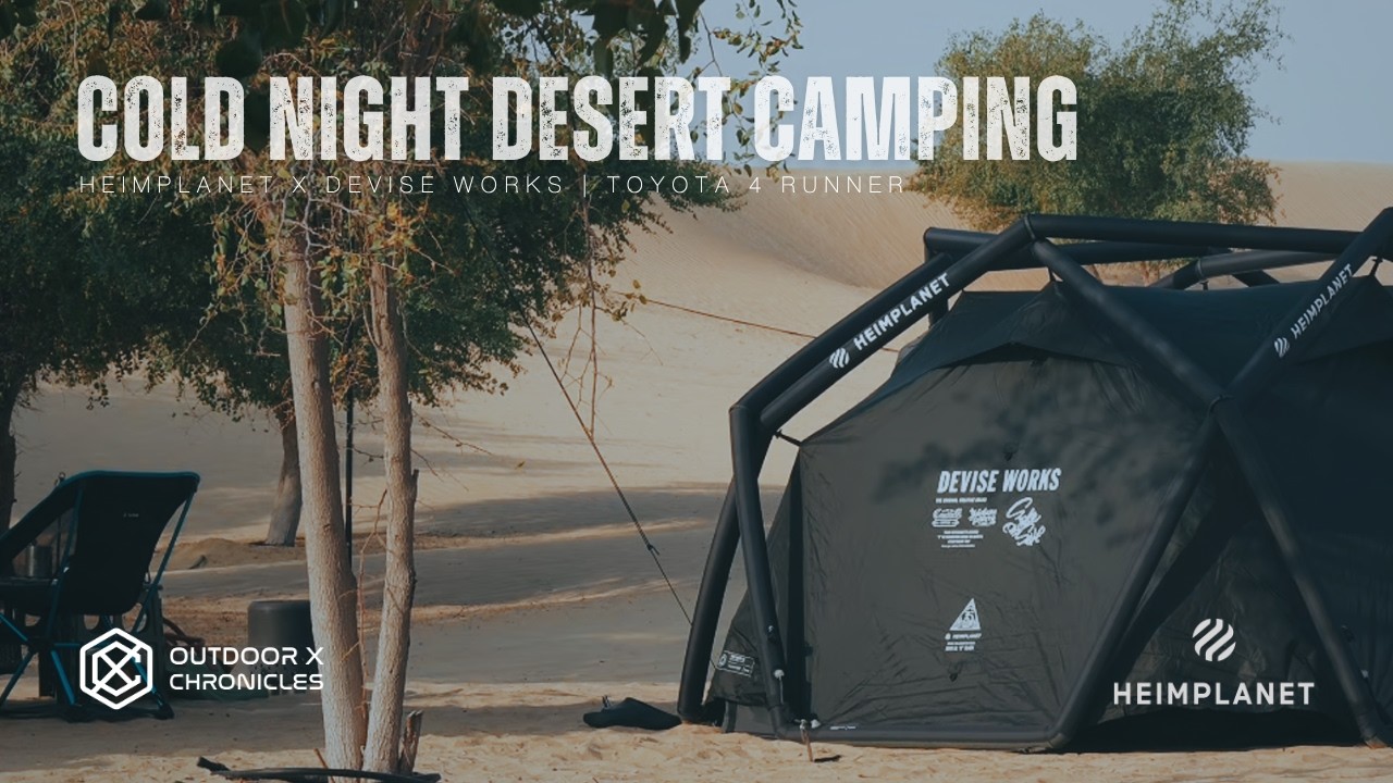 Cold Night Desert Camping | Heimplanet x Devise Works | Toyota 4Runner