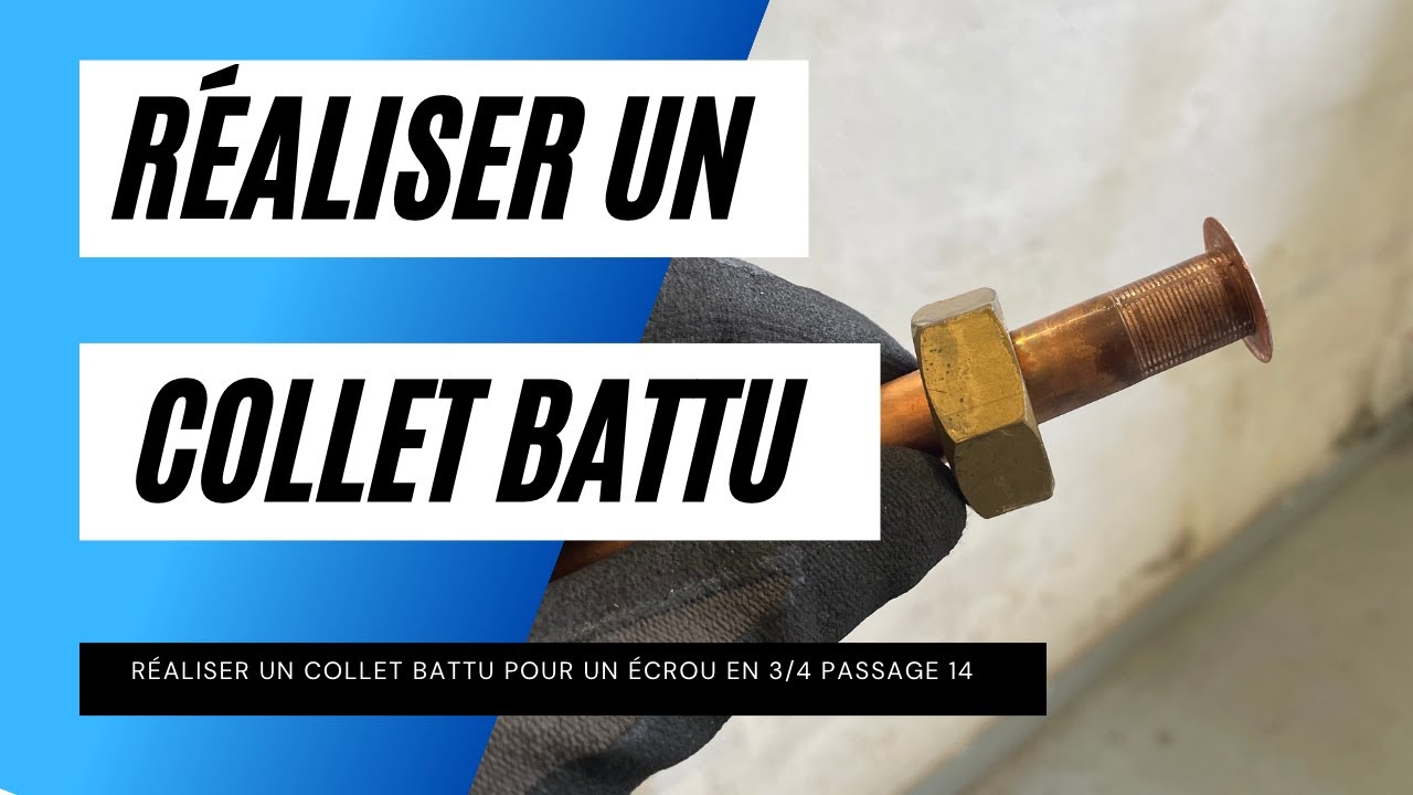 Réaliser un collet battu en 3/4 passage 14