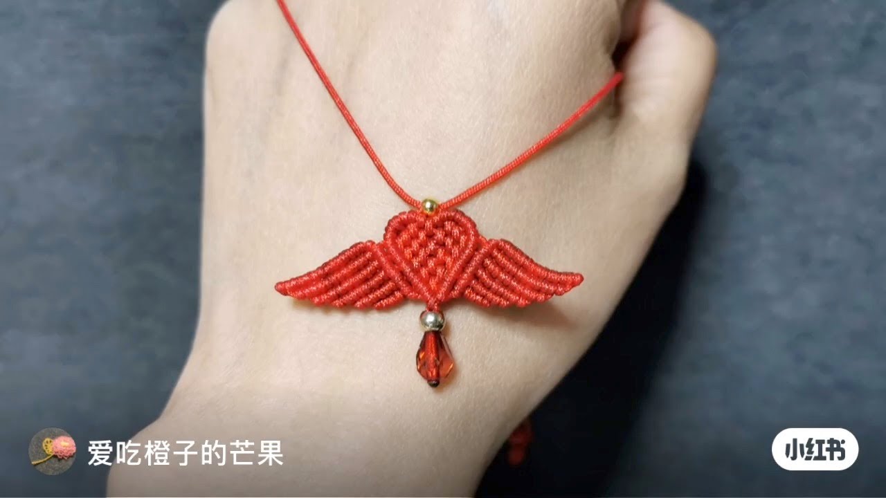 Angel wing tutorial | How to make a bracelet | DIY macrame necklace