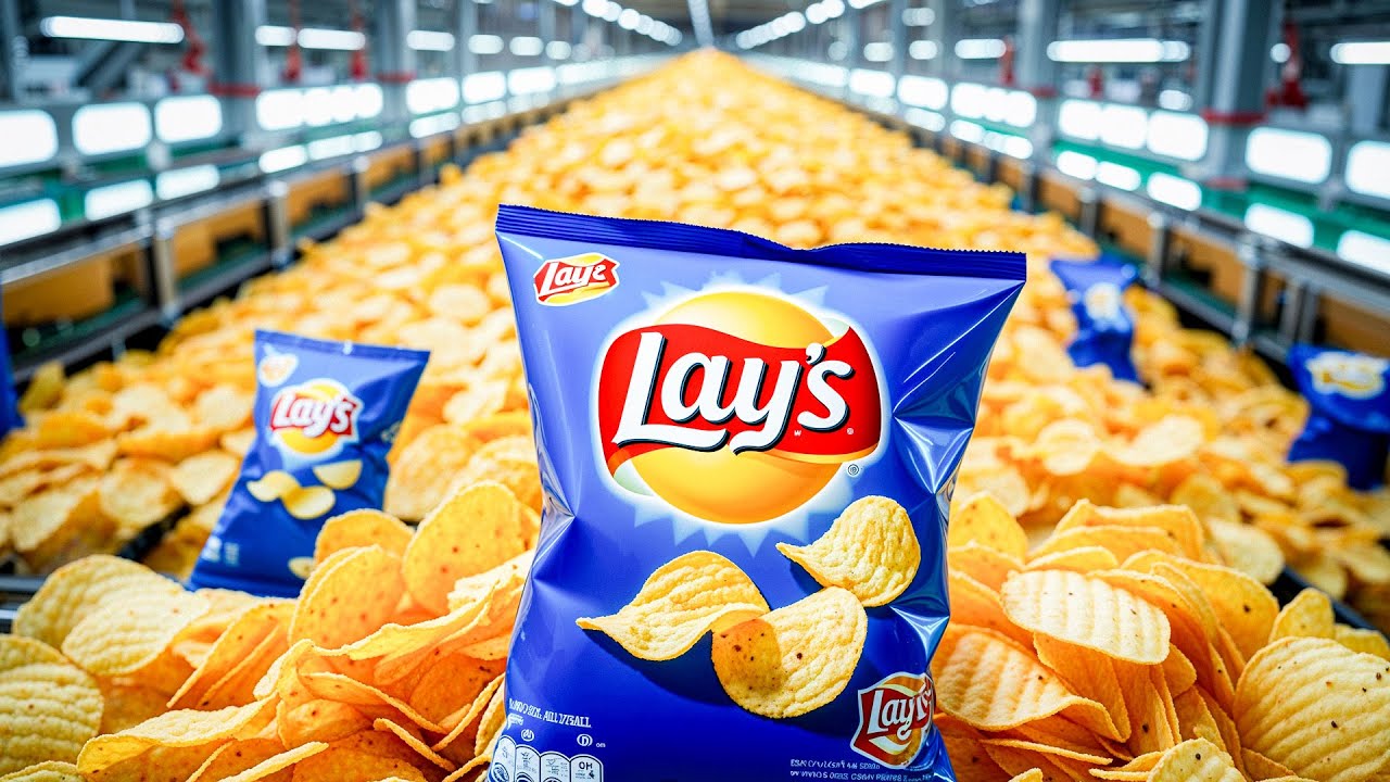 How Millions of LAYS CHIPS Are Made In Factory with Modern Food Processing Factory