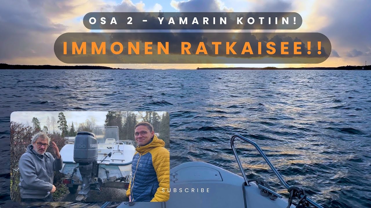 VENE KOTIIN MESTARI IMMOSELTA I JOKO VIHDOIN PELITTÄÄ? I YAMAHA PAALIIN - OSA 2