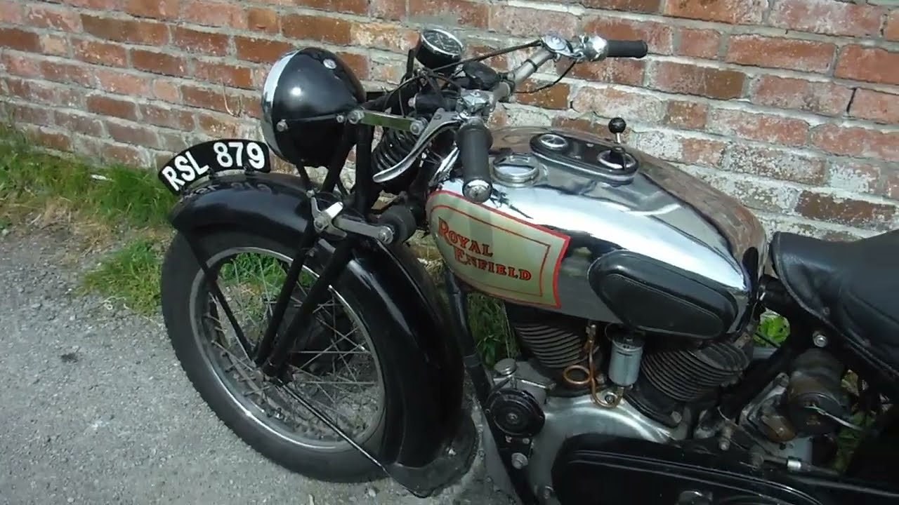 Royal Enfield 1140 cc Model KX, 1937 one more ride after minor adjustments.