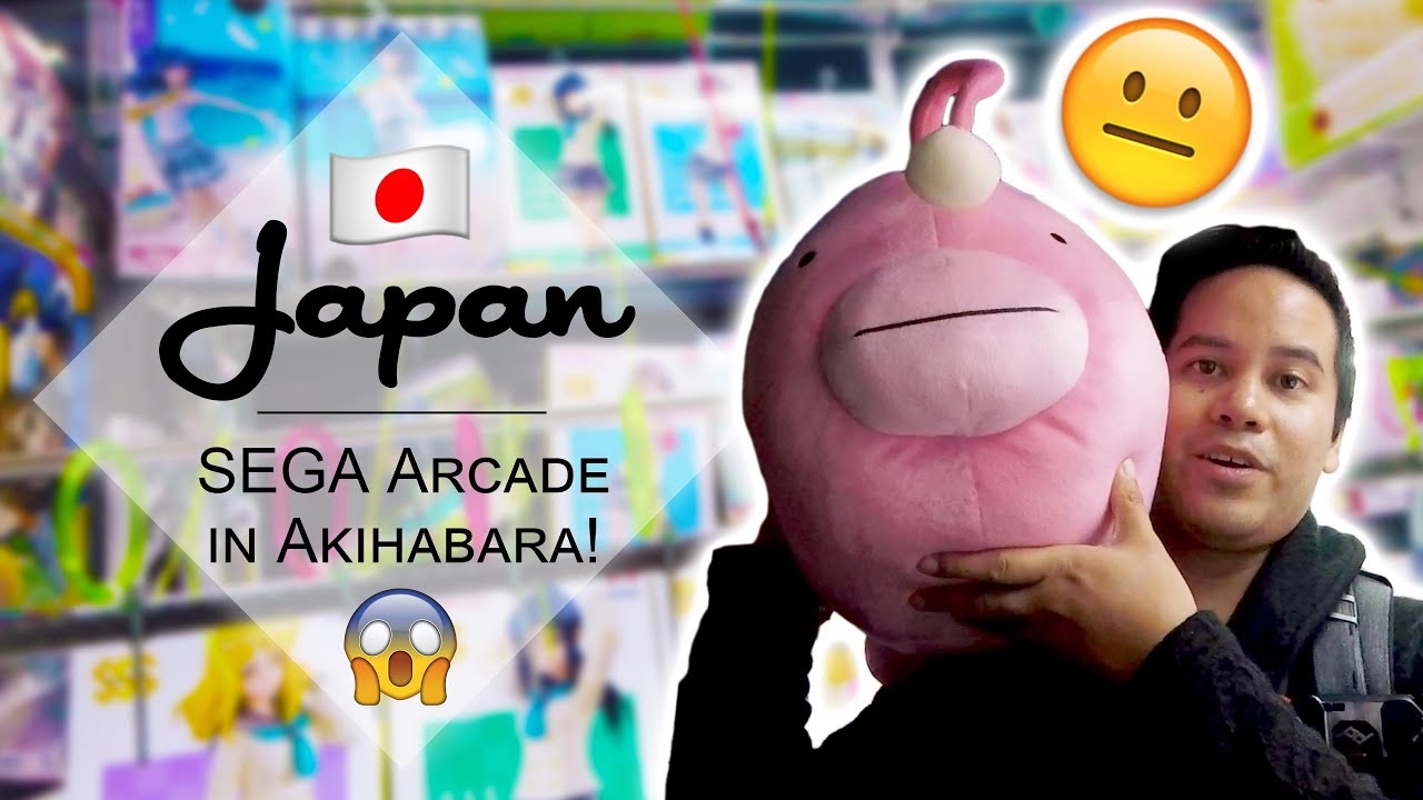 UFO catchers in Akihabara are REALLY tough! | Crane Couple in Japan