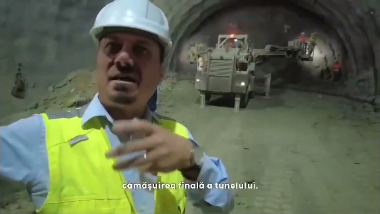 Stadiu lucrarilor pe sectiunea 4 Tigveni-Curtea de Arges tunelul Carmen.