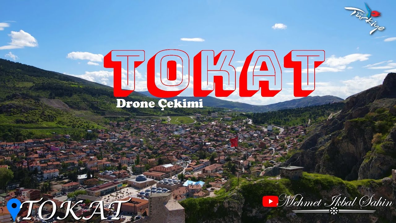 Tokat Tarihî Sulusokak, Tokat Kalesi, Ali Paşa Camii, Meydan Tokat Havadan Drone Çekimi - 1.5.23