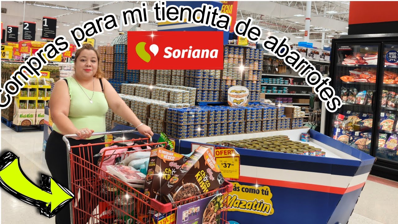Compras en Soriana para mi tiendita de abarrotes 🛒 Trabajando andamos 🫶🛻