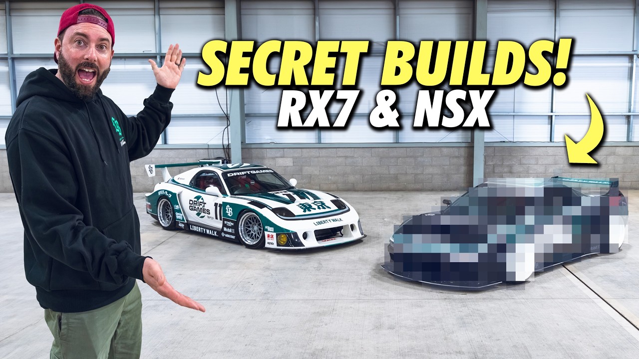 We built 2 NEW Liberty Walk cars to announce some HUGE NEWS! 