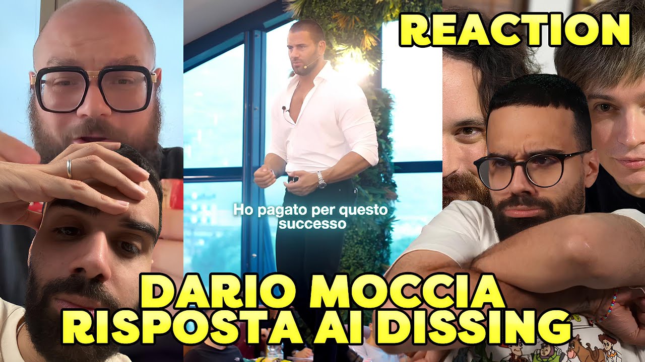 DARIO MOCCIA RISPONDE ai ''DISSING'' di ALEX e FRANK THEORY, MOCHOHF e la DIETA di SDRUMOX e MERRINO