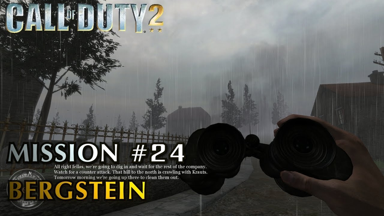 Call of Duty 2 - Mission #24 - Bergstein (American Campaign) (Veteran)