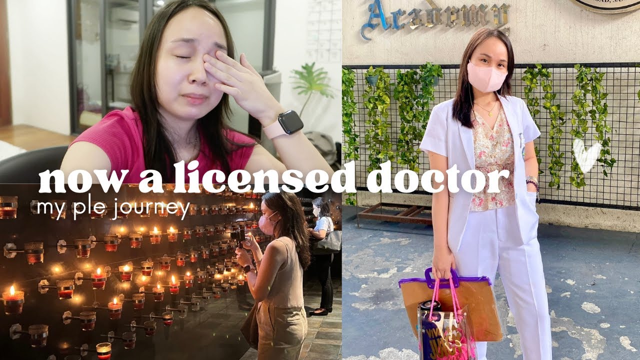 finally a licensed doctor! (my PLE journey) | Madz Abraham