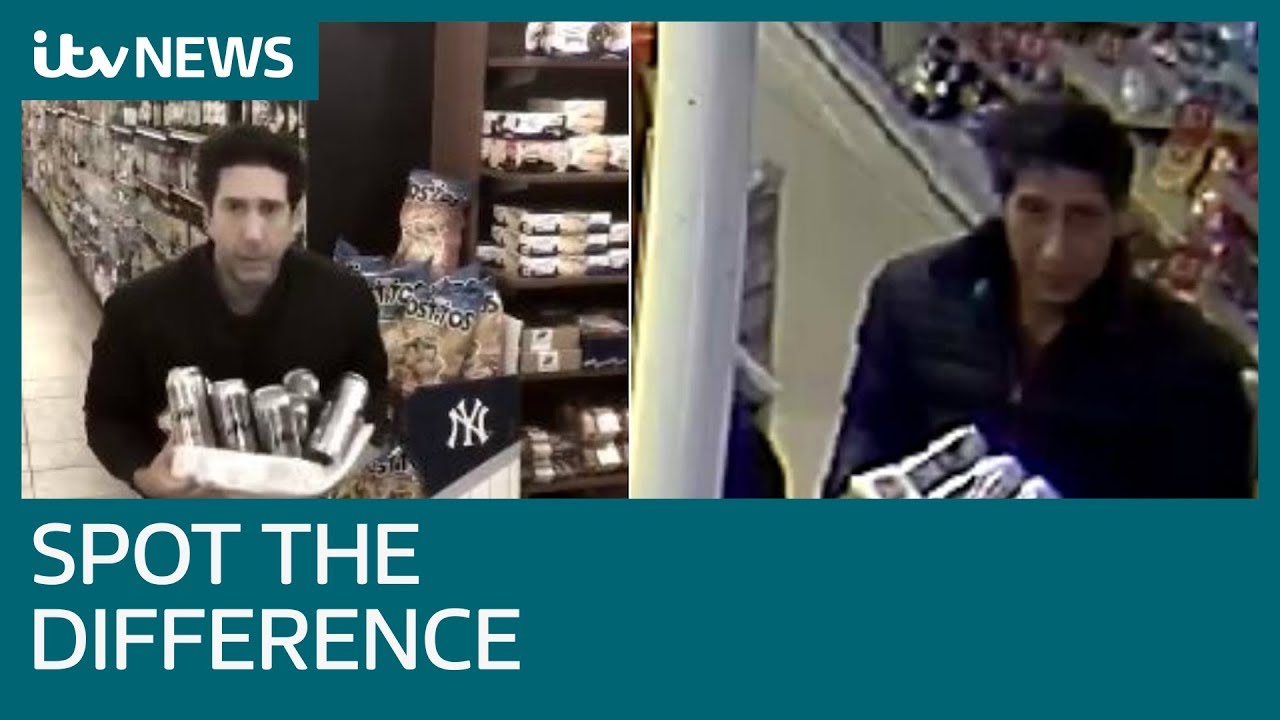David Schwimmer's uncanny resemblance to alleged thief who ‘looks like Ross from Friends’ | ITV News