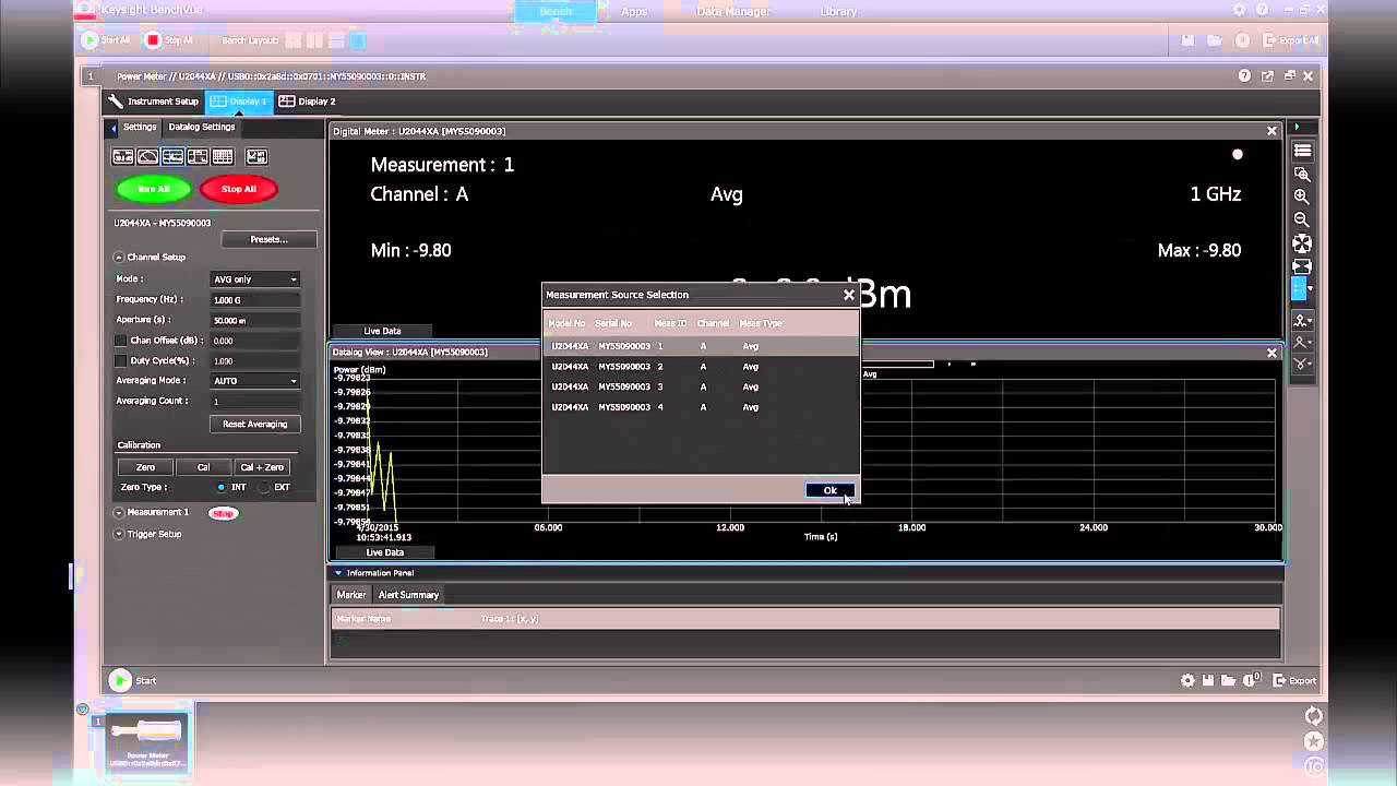 Basic Power Sensor configuration using BenchVue