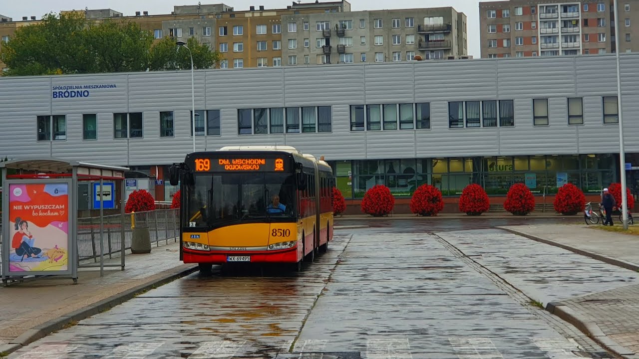 [#30] 169 ➡️ Dw.Wschodni (Kijowska) 🚍Solaris Urbino 18 III #8510 - MZA Warszawa sp. z.o.o.