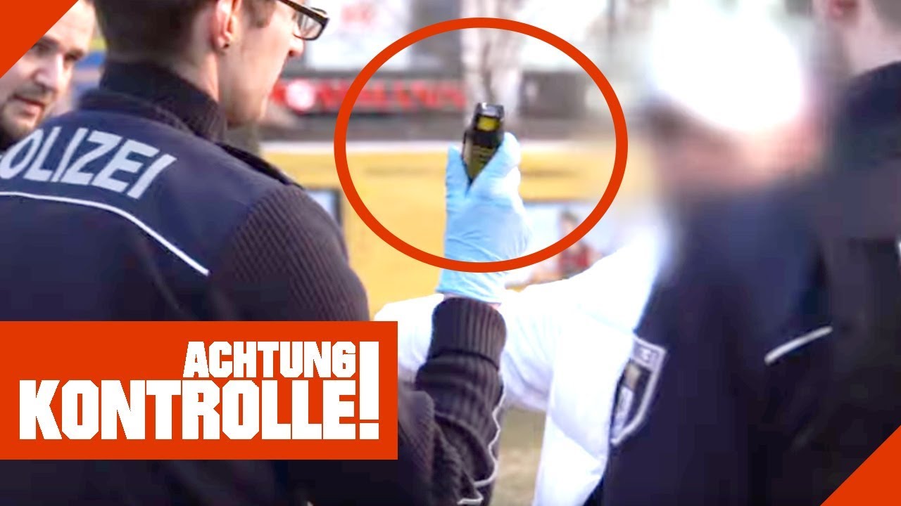 Pfefferspray bei Polizeikontrolle gefunden: Ist der Mann gefährlich? | Achtung Kontrolle