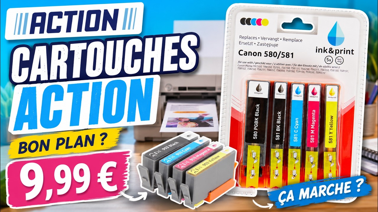 Imprimez Malin : Cartouches ACTION &agrave; 10&euro;
