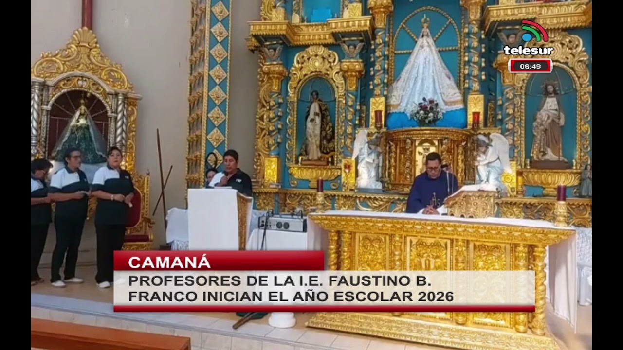 PROFESORES DE LA I.E. FAUSTINO B. FRANCO INICIAN EL AÑO ESCOLAR 2026 - #camana