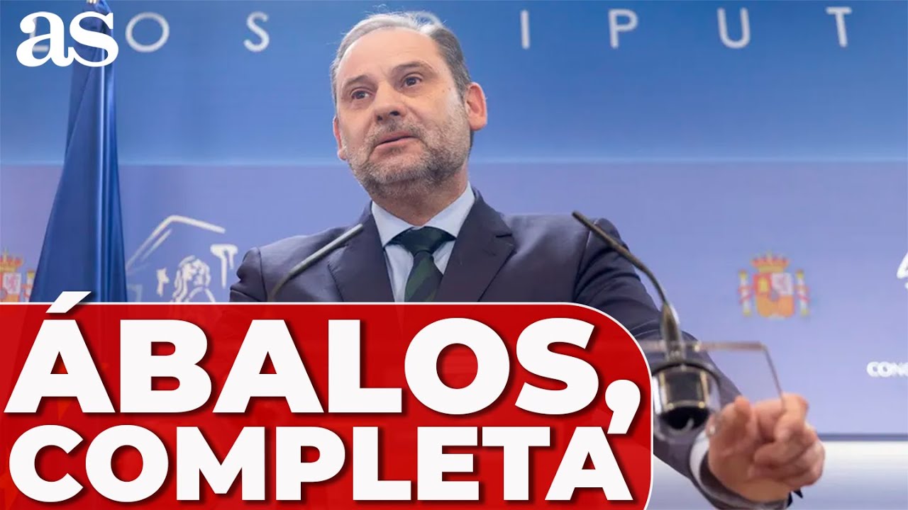 ÁBALOS RUEDA PRENSA COMPLETA NO DIMITE | Comparecencia hoy