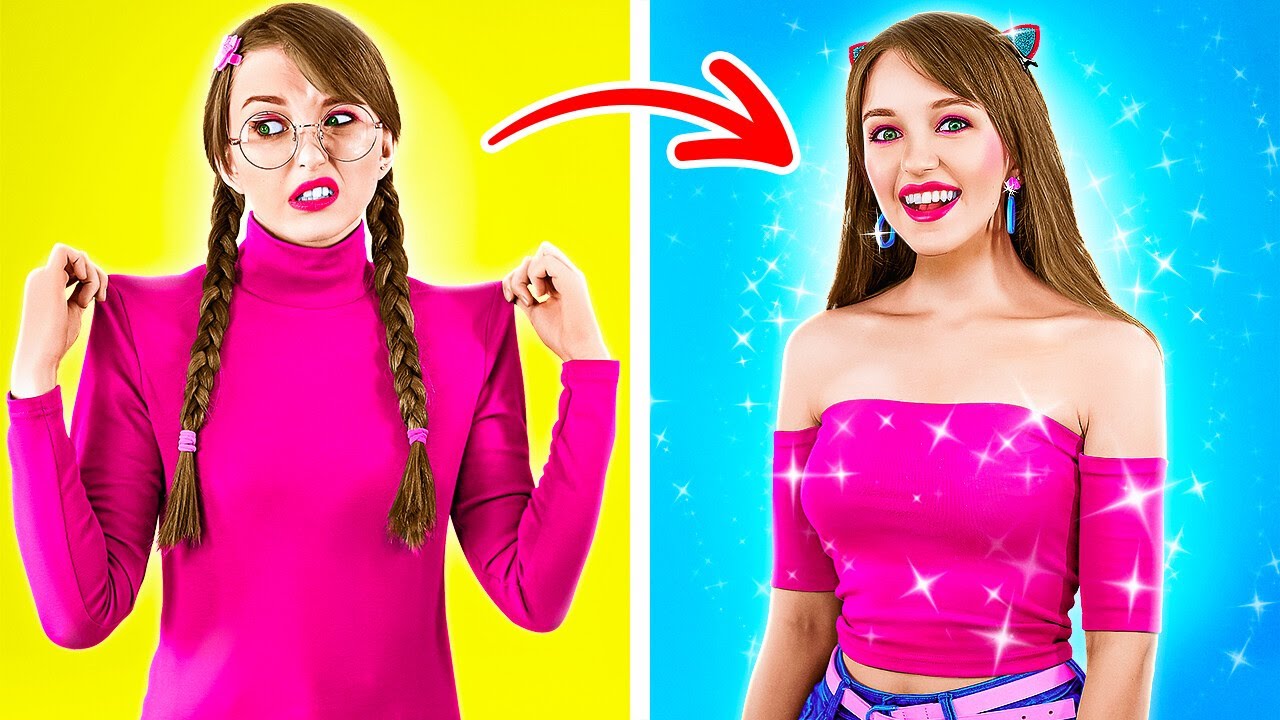 حيل بسيطة للأزياء للمبتدئين || غير مظهرك! أدوات وحيل جمالية عبقرية من 123 GO!