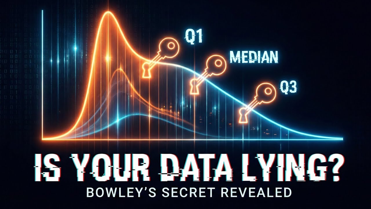 Understand Data using Bowley's Coefficient for Skewness with a numerical example