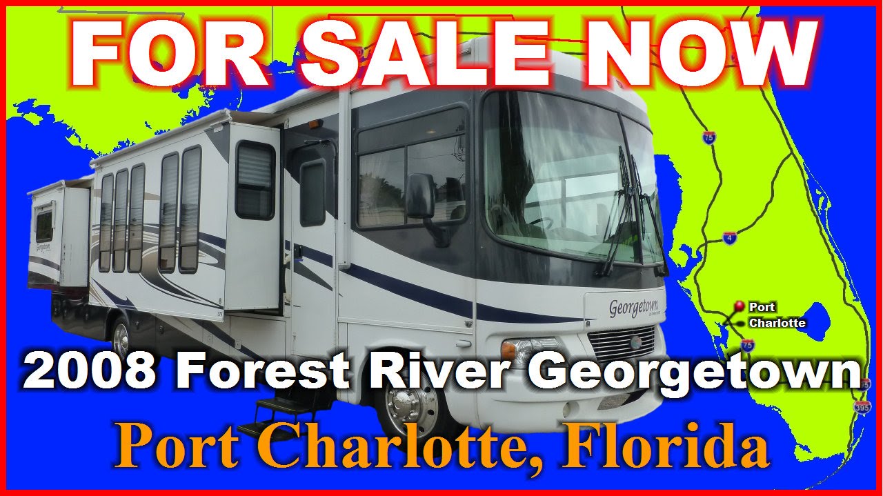 2008 Forest River Georgetown 374TS Class A Gas Motorhome, Florida, Pt Charlotte, Ft Myers, Sarasota