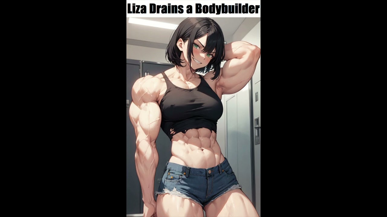 Liza Drains a Bodybuilder - Female Muscle Growth Transfer Story Narration