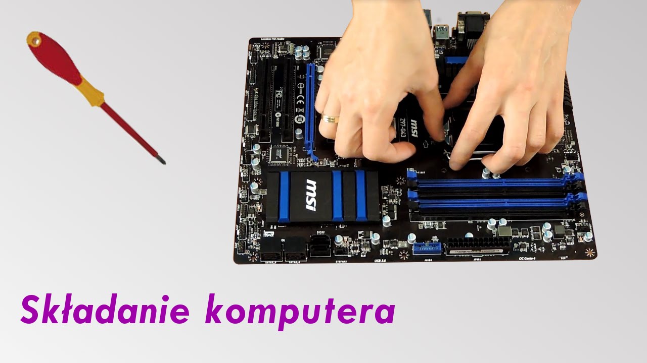 MSI Z97-G43 + i5 4690K Komputer, składanie