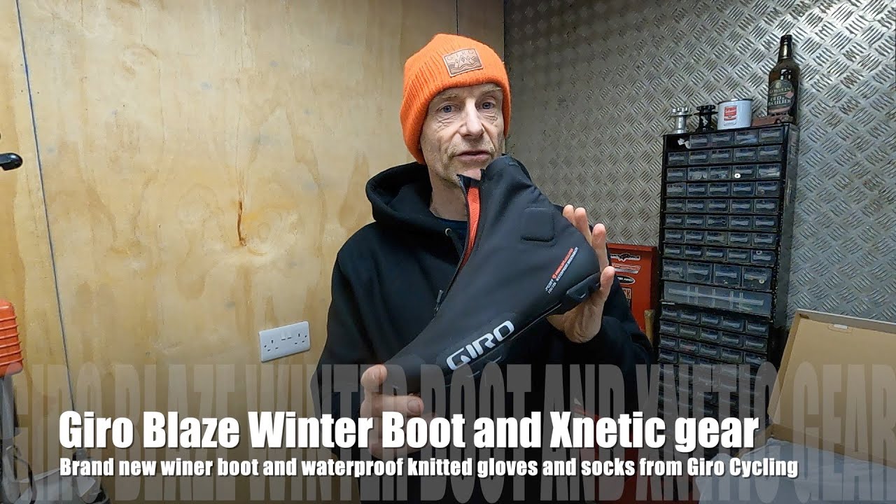 Giro Xnetic H20 waterproof gear and Blaze winter MTB boots.