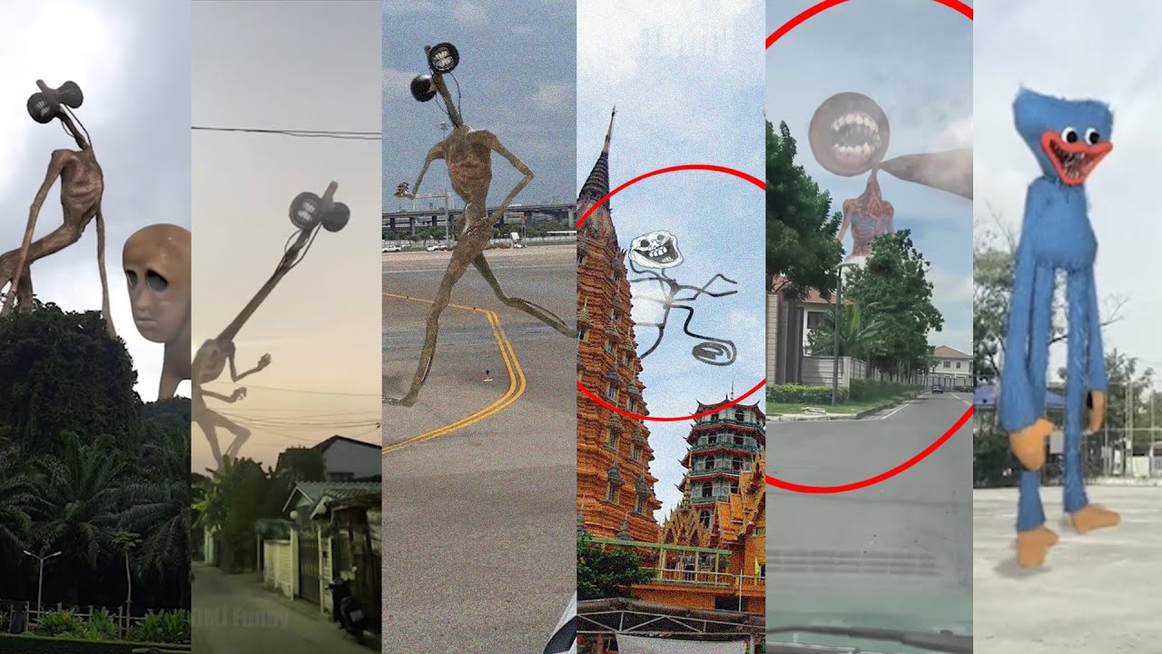 รวมคลิปผีเปรต Siren Head ในชีวิตจริง
