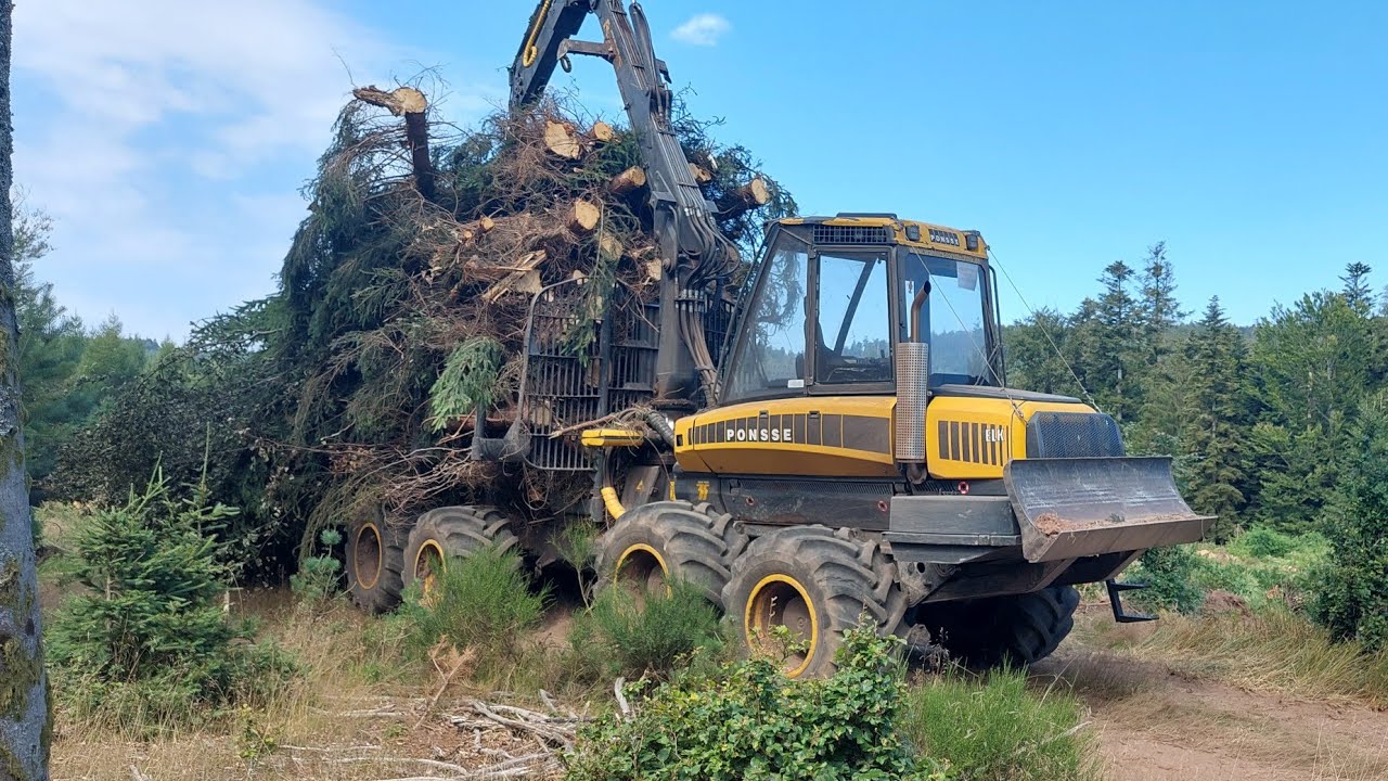 ⚠️Ponsse ELK en action !/Forwarder/PONSSE/Porteur forestier🌲
