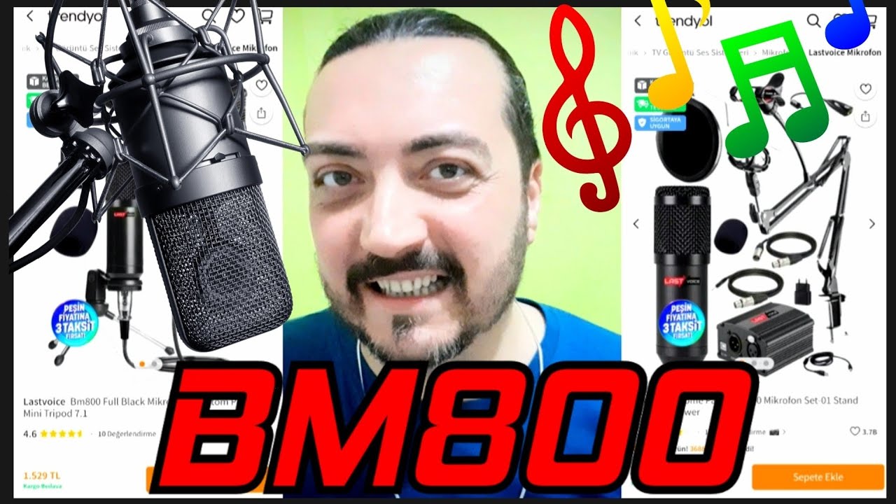 BM800 Mikrofon Nasıl Alınır? - Nereden Alınır? - BM800 Stüdyo Kayıt Mikrofonu - BM800 Mikrofon Aldım
