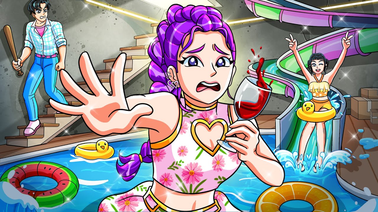 Kpop Demon Hunters: RUMI Built a SECRET POOL In My House | KPop Demon Hunters Animation